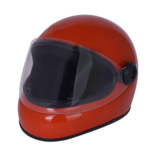 Image of Sage Square Adjustable Full Face Helmet for Kids Baby Safety and Comfort (3-12 Years) (Orange Glossy)