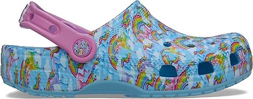 Crocs Classic Lisa Frank Clogs, Kids and Toddler Shoes, Arctic, 6 US Unisex Big | Image 4