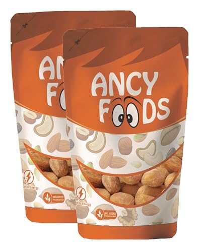 Image of Ancy Dried Khurmani (Apricots) 500 Grams (250 Grams X 2) - Sun-Dried Apricot, Ready-to-Eat Dry Fruit for Snacking, Cooking, Baking - Rich in Iron, Fiber & Antioxidants - Dried Khubani / Jardalu (Dried Apricot / Armenian Plum / Zardalu / Albaricoque / Mishmish