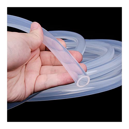 1pcs 1/3/5 Meters Silicone Hose, 2mm 4mm 6mm 8mm10mm 12mm 16mm Transparent Food Grade Rubber Hose, Aquarium Soft Tubing Hose (Color : 12x14 mm, Size : 5 Meters)