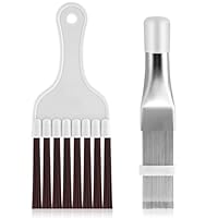 XURJUMI 2 Stück Lamellenkamm,Kondensator Kamm Trockner,Bürste Für Klimaanlage Reiniger,Reinigung Reinigungsbürste,Wärmepumpentrockner,Kondensatoren Edelstahl Heizkörper,Klimaanlagen