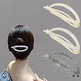 Jakeni Large Hair Claw Clips Sparkly Glitter Rhinestones Hair Barrettes for Women Girls Thick Hair F