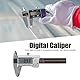 Digitaler Messschieber, Messschieber 0-50 Mm Tragbares Mini-Digital-Verschleißfestigkeits-Rost-Industrie-Messwerkzeug, für Heimwerker-DIY-Messungen Winkelmessschieber
