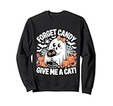 Forget Candy Give Me A Cat Ghost Holding Black Cat