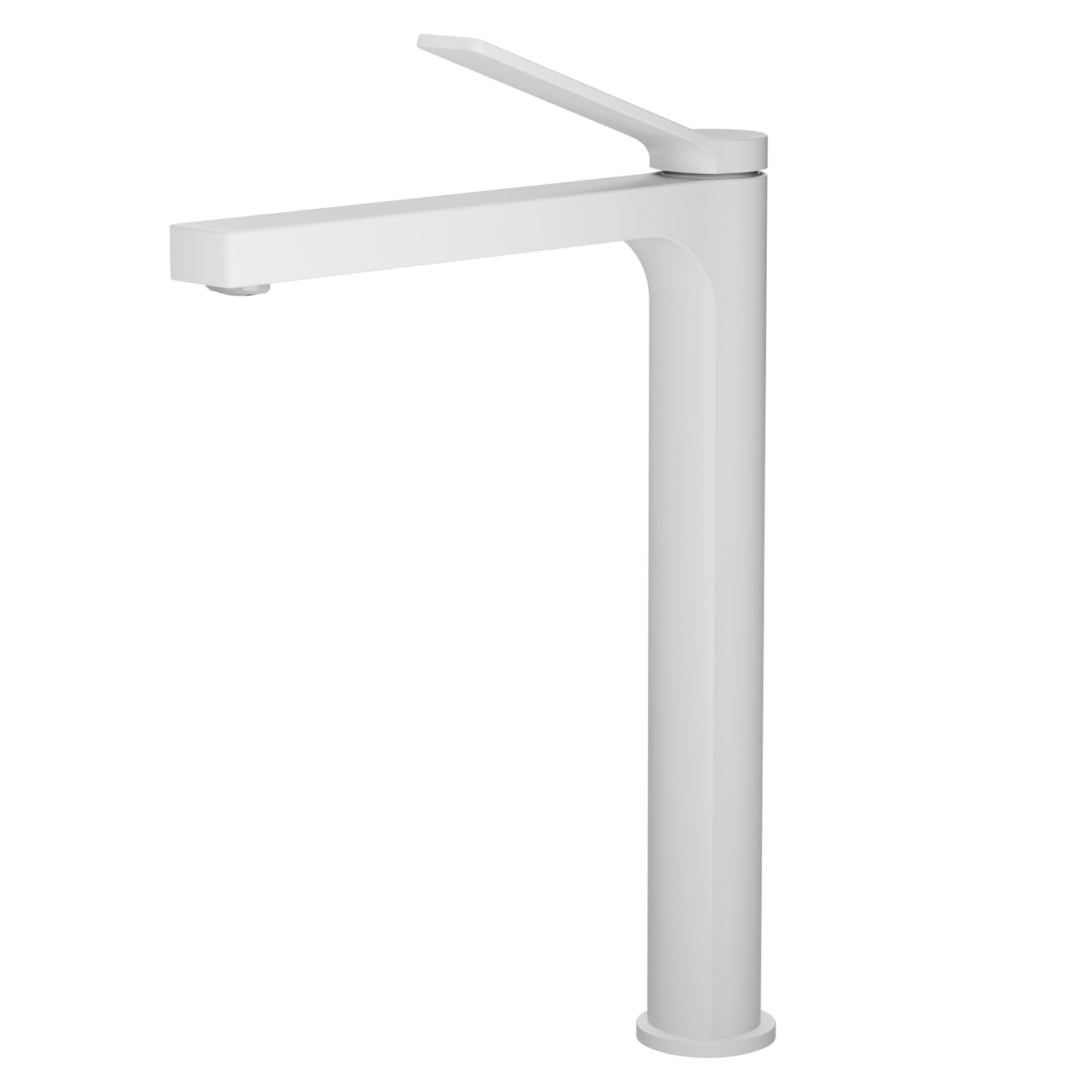 Robinet de salle de bain EMKE blanc mat pour moderniser votre espace de toilette de type vasque