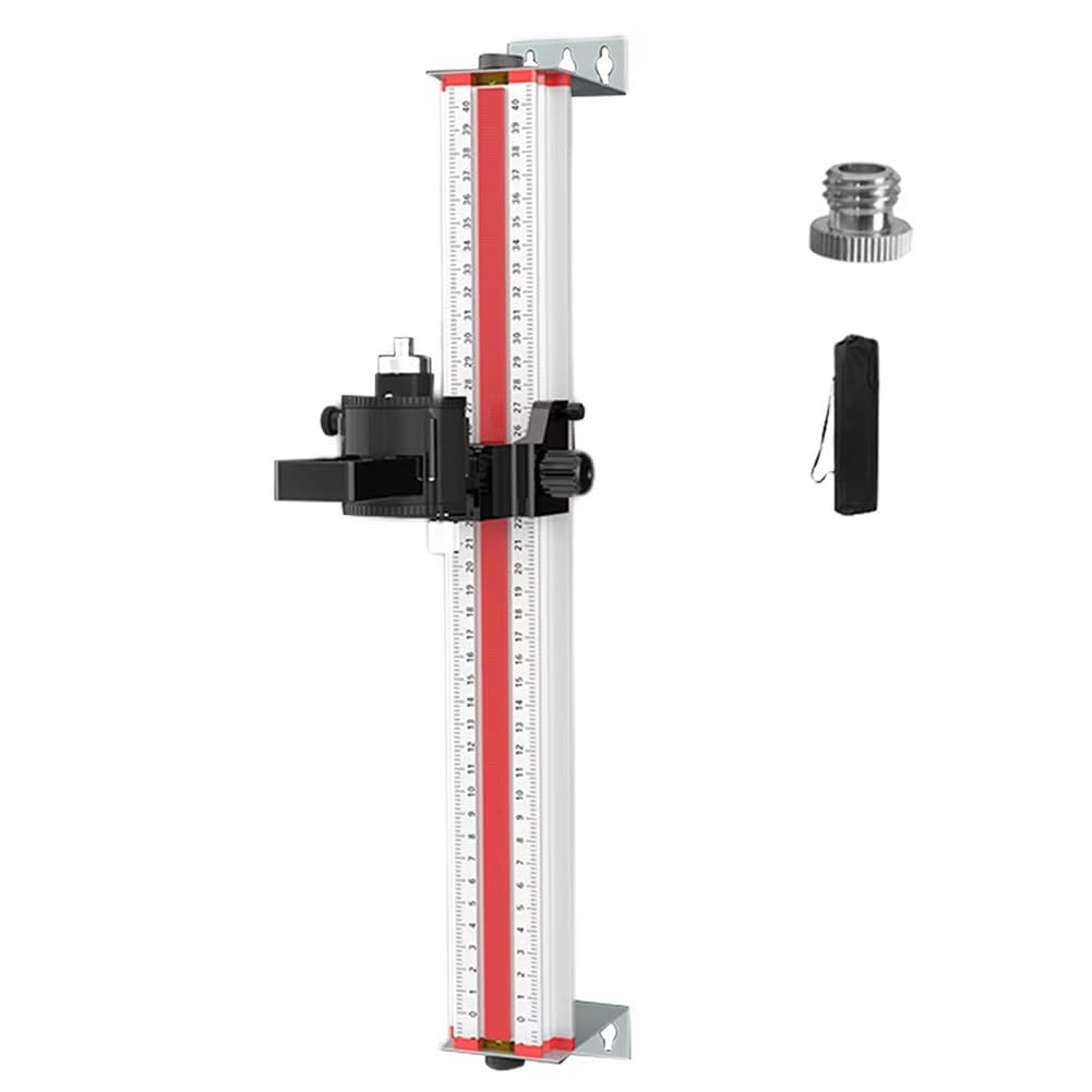 Ijsdnvjndx As Shown Multi-Function Flat Water Instrument Hanger Infrared Wall Hanging Artifact Universal Level Wall Mount 40Cm