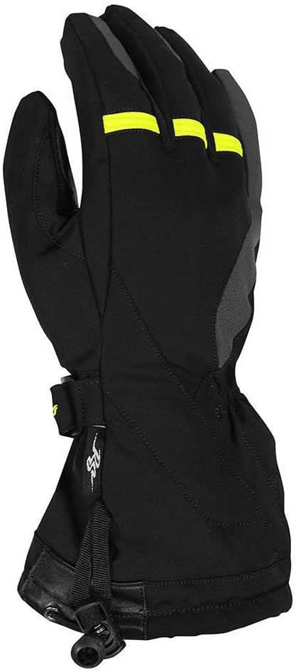 Rusty Stitches Kevin Gloves Black-Yellow Fluo-Grey (10-L)