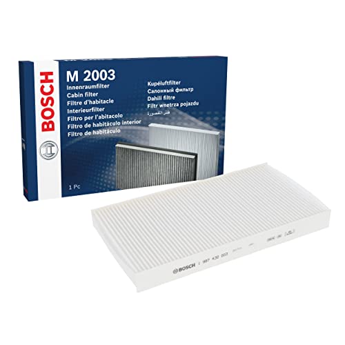 Bosch M2003 Filtro de Habitáculo Estándar - Filtro de Repuesto - Eficaz Contra Polen y Polvo, para un Aire más Limpio en el Vehículo