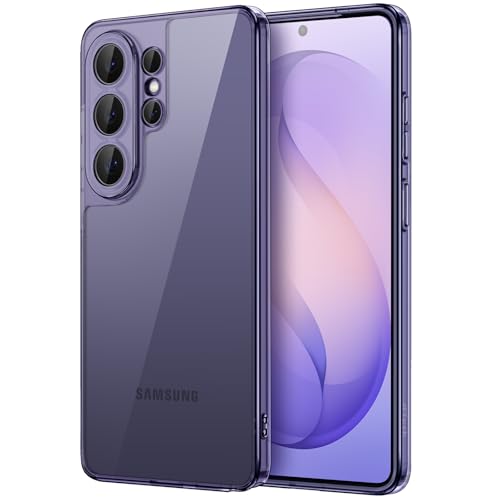 Image of JETech Cover Case for Samsung Galaxy S26 Ultra, Camera Lens Full Protection, Non-Yellowing Shockproof Bumper Phone Cover, Anti-Scratch Hard PC Back (Heron Purple)