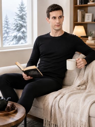 Image of BODYCARE Heat MAX - Fur Fleece Inside Men Round Neck full Sleeves Thermal Gold Plus Premium Range for Very high Warmth