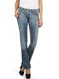 timezone tahila tz slim  Timezone Tahila 16-5183 Damen Jeanshosen/ Lang, Gerades Bein (Straight Leg), Gr. 26/34 (S), Blau (3227 distressed wash)