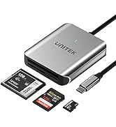 Unitek CFast Card Reader, 3 in 1 USB C to Micro SD/SD 4.0 Card Reader, Aluminum CFast 2.0 Memory ...