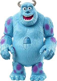 Pixar Interactables Sulley Talking Action Figure, 8-in / 20.3-cm Tall Posable Movie Character Toy, Interacts with Other Figures, Kids Gift Ages 3 Years & Older