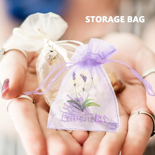 20 bolsas de organza violeta para fragancia de 5g miniatura 5