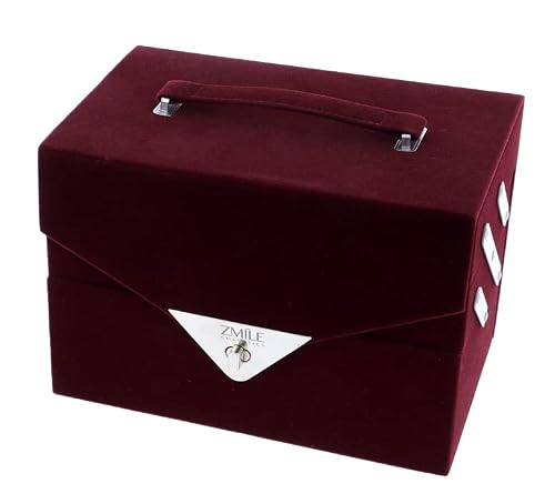 Schminkkoffer ZMILE Cosmetics Beauty Case Velvety (Dark Berry)