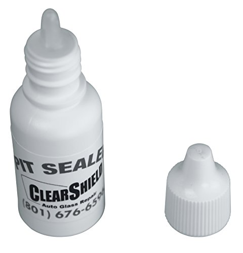 Image of Clearshield Windshield Repair Resin - Auto Glass Repair Resin - Resin for Glass Scratch Repair - 1 Pack 15 ml Pit Sealer