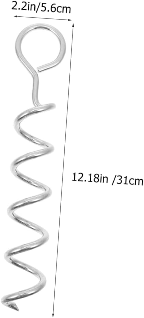Heavy Duty Dog Tie Out Stake with Handle Spiral Ground Anchor for Dogs Portable Dog Stake for Outdoor Use Stable Support for Camping and Backyard Activities