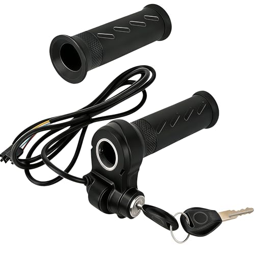 Ebike Full Twist Throttle 12-72 Universal Voltage with 2 Keys