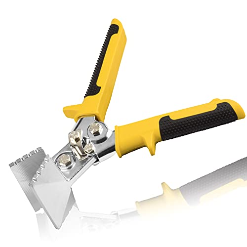 LEONTOOL 7,6 cm, pinza de doblado de metal con mandíbula recta para chapa, dobladora y herramienta plana para metal con asas antideslizantes