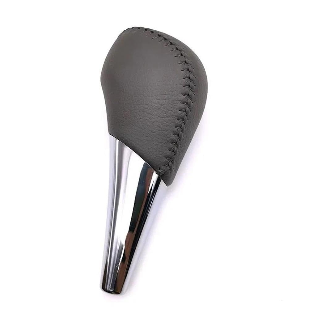 Sxqpocar Gray Leather Automatic Gear Shift Knob For Toyota Rav4 2009-2019 Gear Shift Ball Shift Lever Head(Gray)