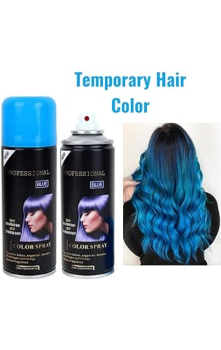 Image of Temporary Hair Color Spray, Blue