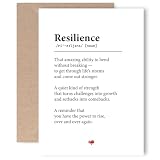 MOSSSH Divorce Greeting Cards for Bestie, Resilience Breakup Gifts for Women, Simple Congratulations Divorced Party Gift, with Envelope