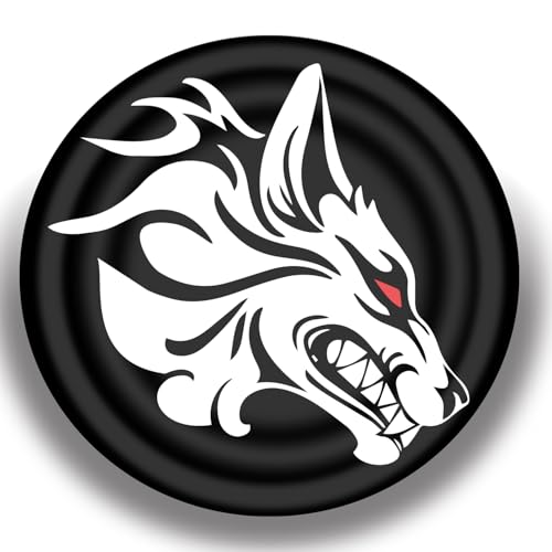 Insignia Hellhound Dodge Challenger con emblema de vinilo premium Feed The Beast 4