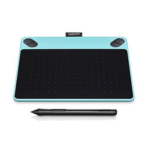 Image of Wacom CTH-690 /B0-CX Medium Art Pen and Touch Tablet, Mint Blue