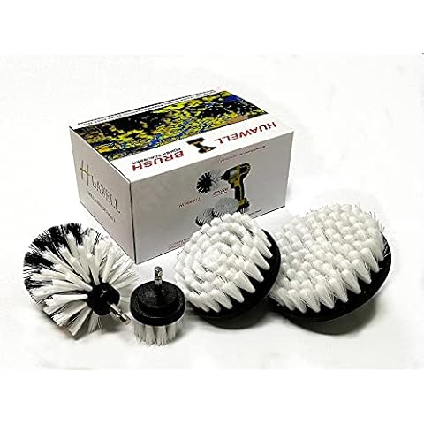 Automotive Soft White-Car Accessories Car Cleaning brush - Drill Brush -Wheel Brush - Car Mats - Detail Brush - Carpet Cleaner - Upholstery Cleaner - Boat Accessories - Fabric Seat Cleaner Cover