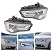 Ynomdusa Right+Left LED Headlight, HID Headlight with LED, Non-AFS Headlamp Model For 2013-2017 Audi A5/A5 Quattro/S5 2-Door HID/Xenon Direct Replacement (Right+Left)