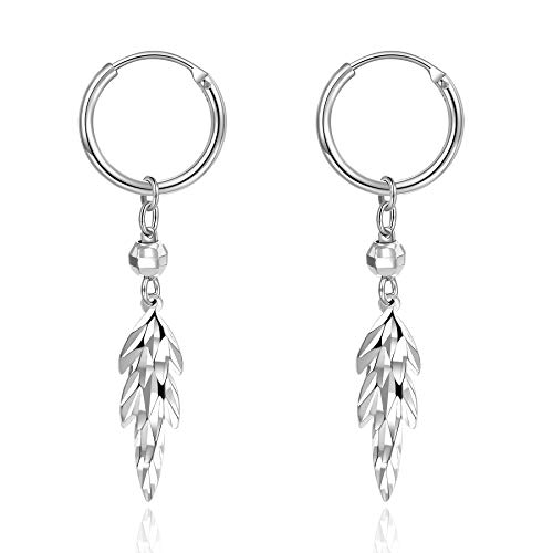 Candyfancy Mujer Hombre Unisex  plata de ley 925  plata