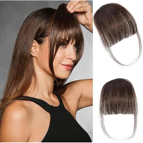 MYMYDA Clip-In Bangs for Women Cover