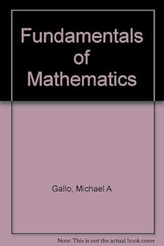 Paperback Fundamentals of Mathematics Book