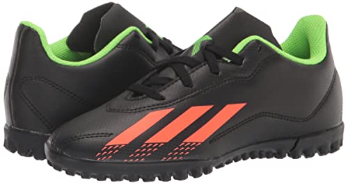 Adidas X Speedportal.4 Turf Soccer Shoe, Black/Solar Red/Solar Green, 6 Us Unisex Big Kid #TOP6