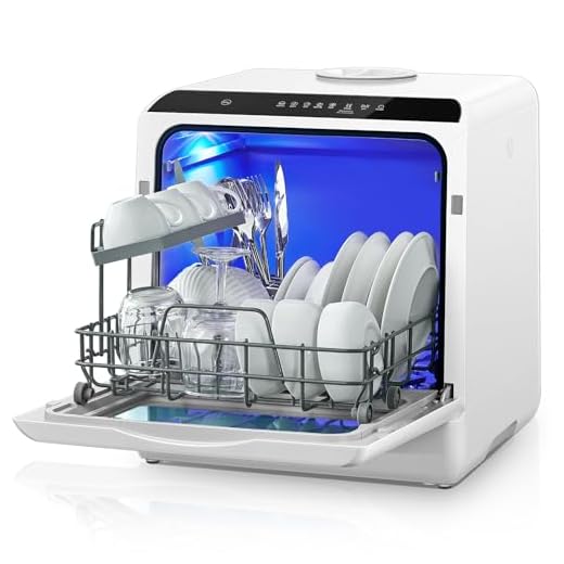 Mini Countertop Table Top Dishwasher, 5L Tank
