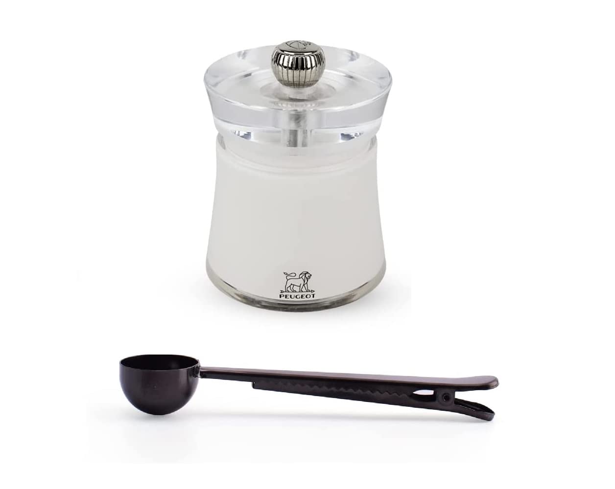 Peugeot Bali Acrylic White Salt Mill Gift Set 3.15