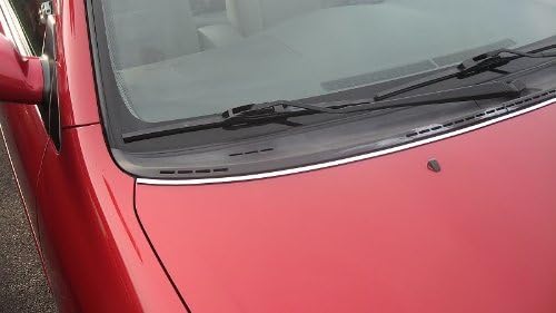 Miniatura 5 de 1999 – 2002 Daewoo Leganza cromado capucha recortar Molding 2000 2001 99 00 01 02