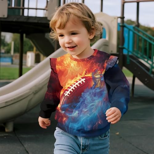 Pullover Sweatshirt Comfortable Casual Long Sleeve Fall Winter Tops Kids Sweatshirts Pullover for 1-8 Years Kids3