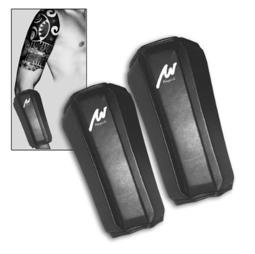 Playwell Martial Arts Résistant Krav Maga Full Contact Avant-Bras Gardes (360) Protection