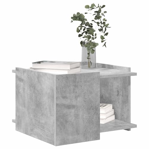 Table basse gris béton robuste finis les salons encombrés - 4