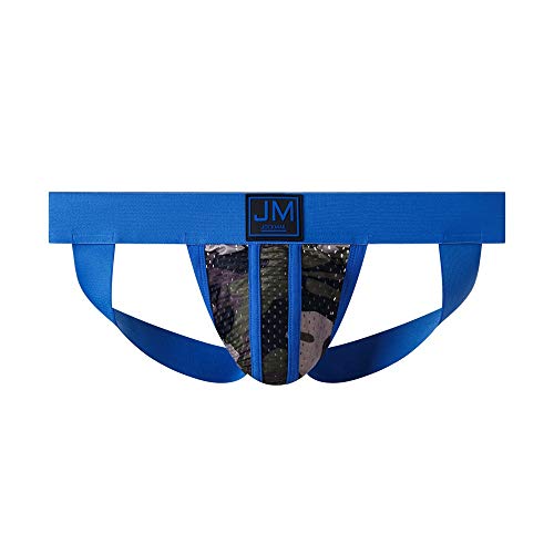 JOCKMAIL 3PCS/Pack Mens Jock Straps Underwear Wide Belt Mesh Mens Briefs Jockstrap2