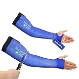 Schwer AIR-SKIN ANSI A6 Cut Resistant Arm Sleeves for Men & Women S902, Arm Protectors for High Risk Work, Arm Protectors for Thin Skin, Gardening Sleeves for Farming, Lightweight, Breathable