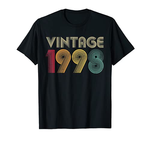 1998 23rd Birthday Gift Vintage Retro 23 Years Old Best Of Maglietta