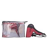 Marca : Clatronic Clatronic HT 3428 - Secador de pelo de viaje, color rojo metálico