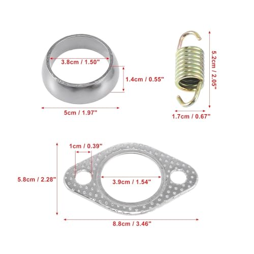Kit de juntas y resortes de colector para solucionar fugas en ATV P 500 3