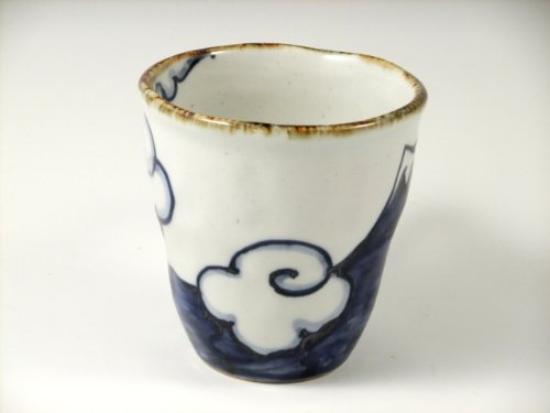 有田 波佐見焼 翔芳窯 青富士・赤富士 ペアマグカップ 18643