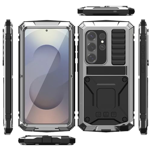 Coque métal Samsung S26 Ultra argentée armure intégrale premium - 7