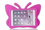HCHA iPad Pro 9.7 Case Kids iPad Air / Air 2 Case Butterfly Cartoon LightWeight Shockproof Durable Cases EVA Foam Protective Cases and Covers iPad 5 6 New iPad 2017 iPad Pro 9.7 (Rose Red)