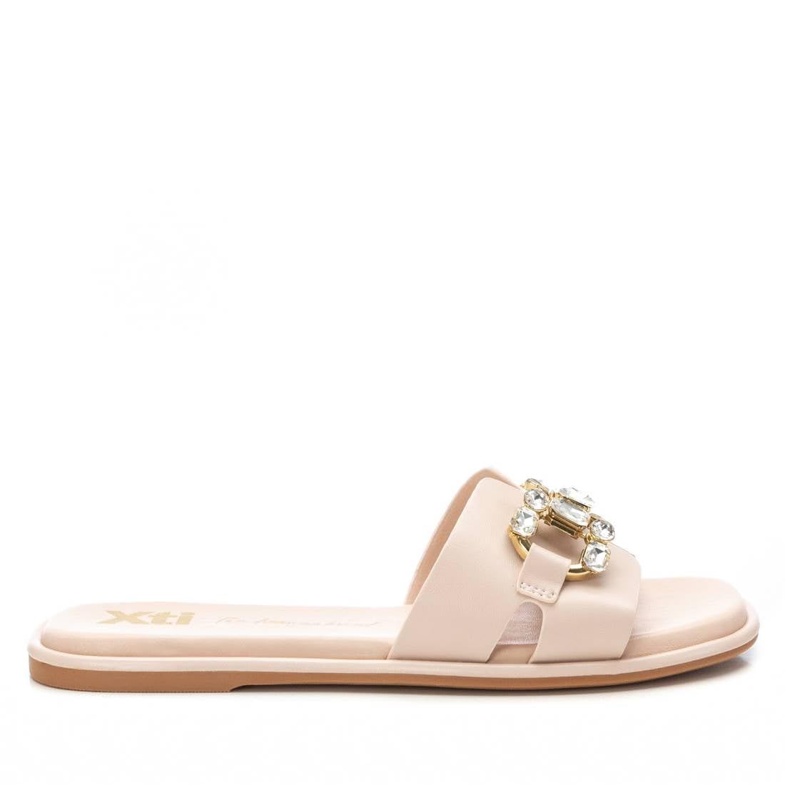 XTI 14367904, Woman Sandal, Beige 90, 5 UK