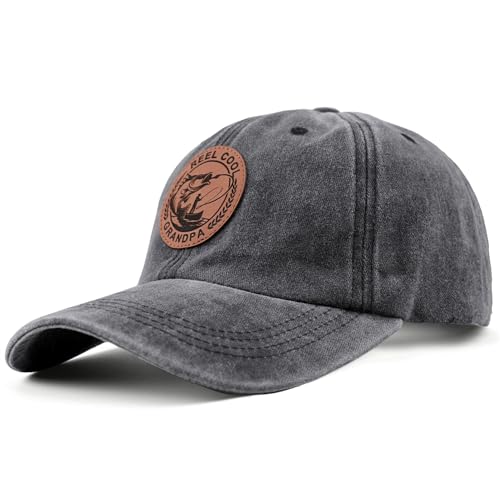 Image of Grandpa Hats for Men, Birthday Gifts for Grandpa, Gift from Grandkids, Funny Trucker Hat Baseball Cap